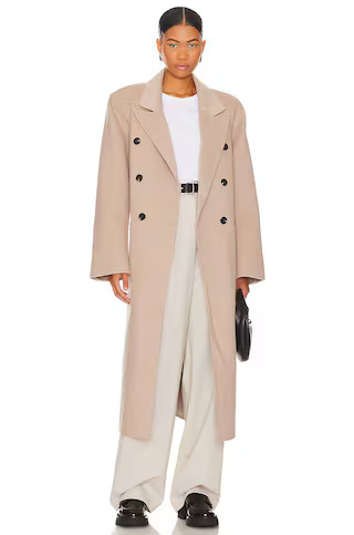 L'Academie x Marianna Paloma Coat in Beige from Revolve.com | Revolve Clothing (Global)