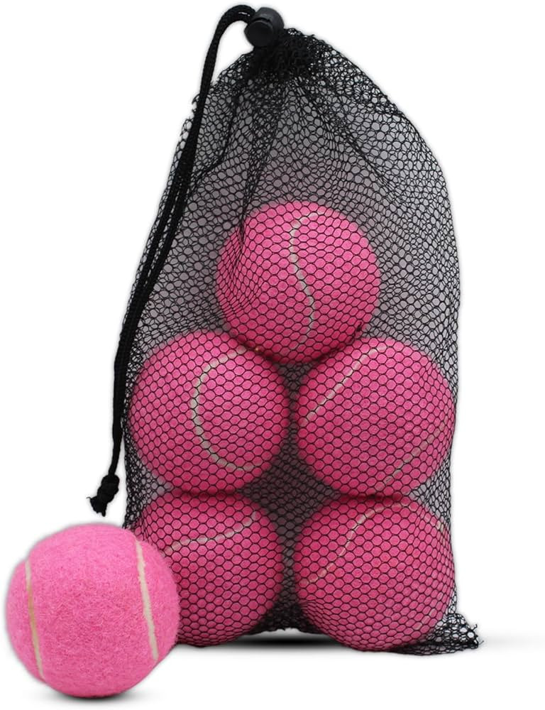 SHYUJAJIE Tennis Balls, 6 Pack Training Tennis Balls,High Elasticity Practice Balls for Beginner,... | Amazon (US)
