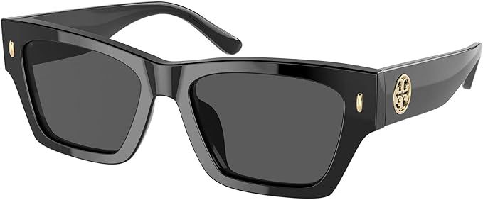 Tory Burch Women's Ty7169u Universal Fit Rectangular Sunglasses | Amazon (US)