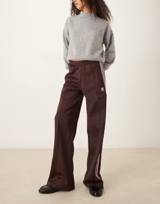 adidas Originals Classics track pants in brown and pink | ASOS (Global)