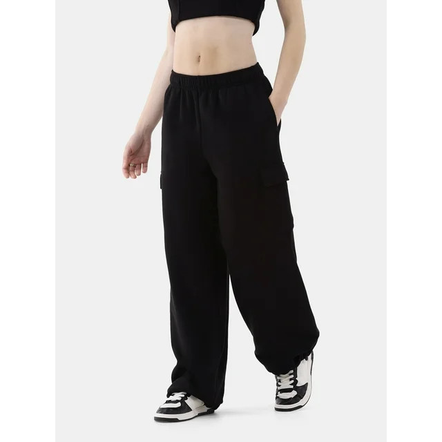 No Boundaries Cargo Jogger Sweatpants, Women’s | Walmart (US)