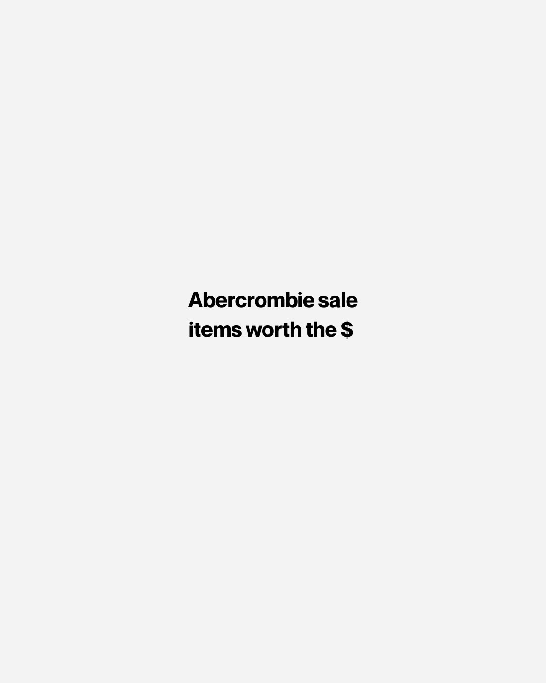 Abercrombie sale is stacked right now… easily some of the best pieces for spring/summer are marked down 🔥

If you’re trying to upgrade your wardrobe without overspending, this is where to start—linen trousers, relaxed fits, lightweight knits, all easy to style and wear on repeat.

Everything linked here before sizes sell out.

#abercrombie #abercrombiefitch #ltkmen #ltkstyle #ltkfashion #menswear #mensfashion #mensoutfits #springoutfits #summerfits #casualstyle #minimalstyle #outfitideas #styleinspo #affordablefashion #salefinds #fashiondeals

#LTKootd #LTKgrwm