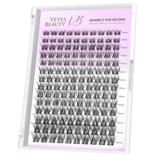 VEYESBEAUTY LuxeBold Lash Clusters Newbie's Five-Second Series Lash 8-16mm | Amazon (US)
