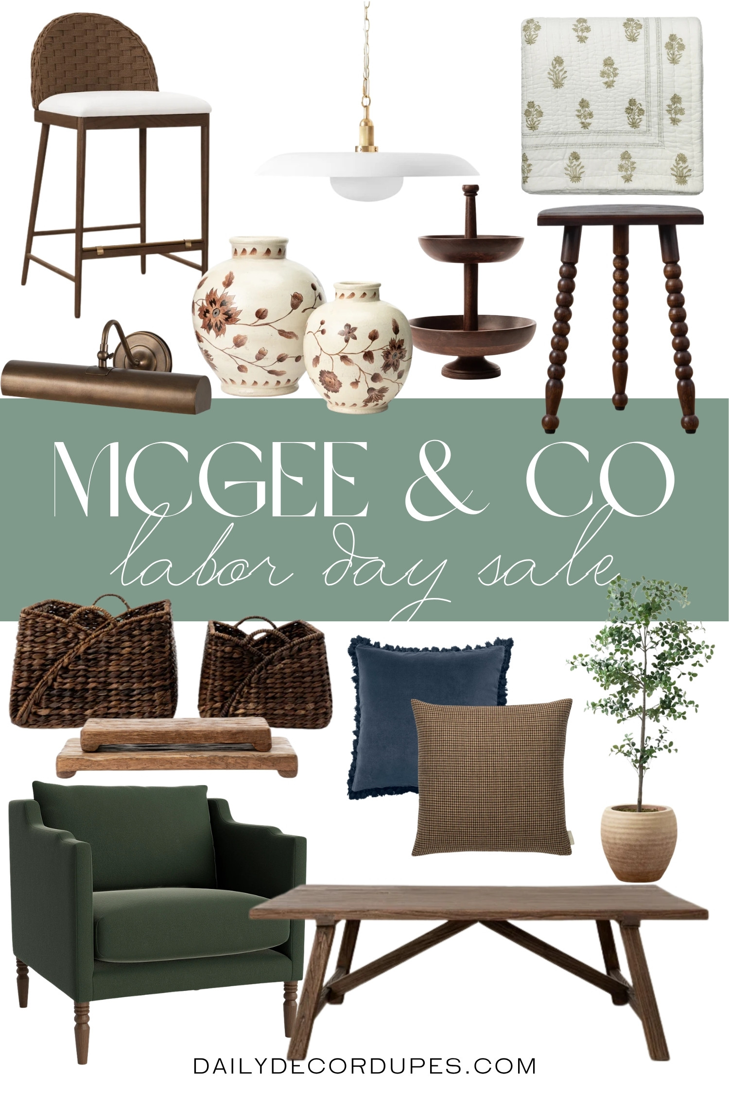 The McGee & Co. Labor Day Sale is officially on with up to 30% off sitewide. 🏡 If your home could use a little refresh before fall, this is such a good opportunity to find beautiful, timeless home decor at a little less. Think layered textures, warm finishes, and pieces that can easily transition from one season to the next. Which room would you refresh first?

Home more affordable option find similar look for less budget friendly affordable cheap cheaper beautiful pretty. Clearance sale coupon code discount code promo code luxury Inspo inspiration inspired by idea ideas Love like these? I share multiple every day in my FB group.
 #McGeeAndCo #LaborDaySale #FallHomeDecor #HomeDecorInspo #InteriorStyling #HomeDetails #CozyHome #SaleAlert #HomeDecorFinds #FurnitureFinds 

 #LTKHome #LTKSaleAlert