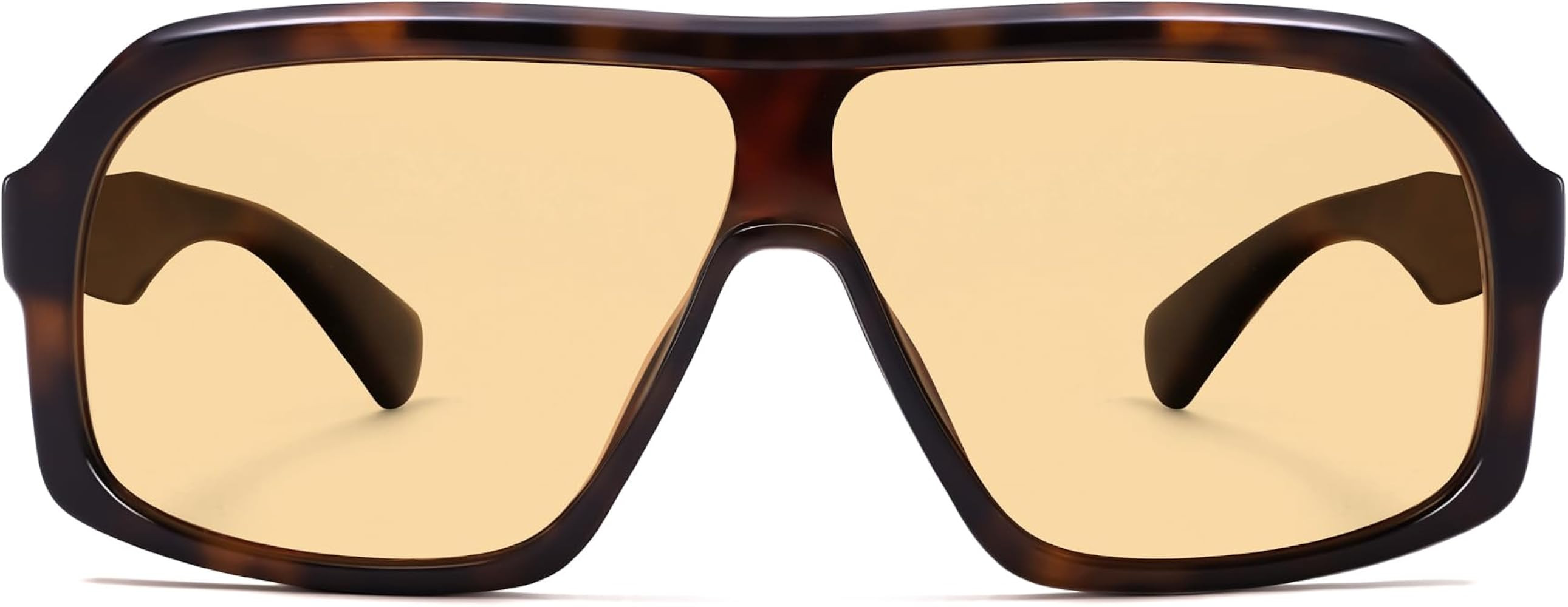 VANLINKER Oversized Aviator Polarized Sunglasses for Women Men Large Shield One Piece Square Shad... | Amazon (US)