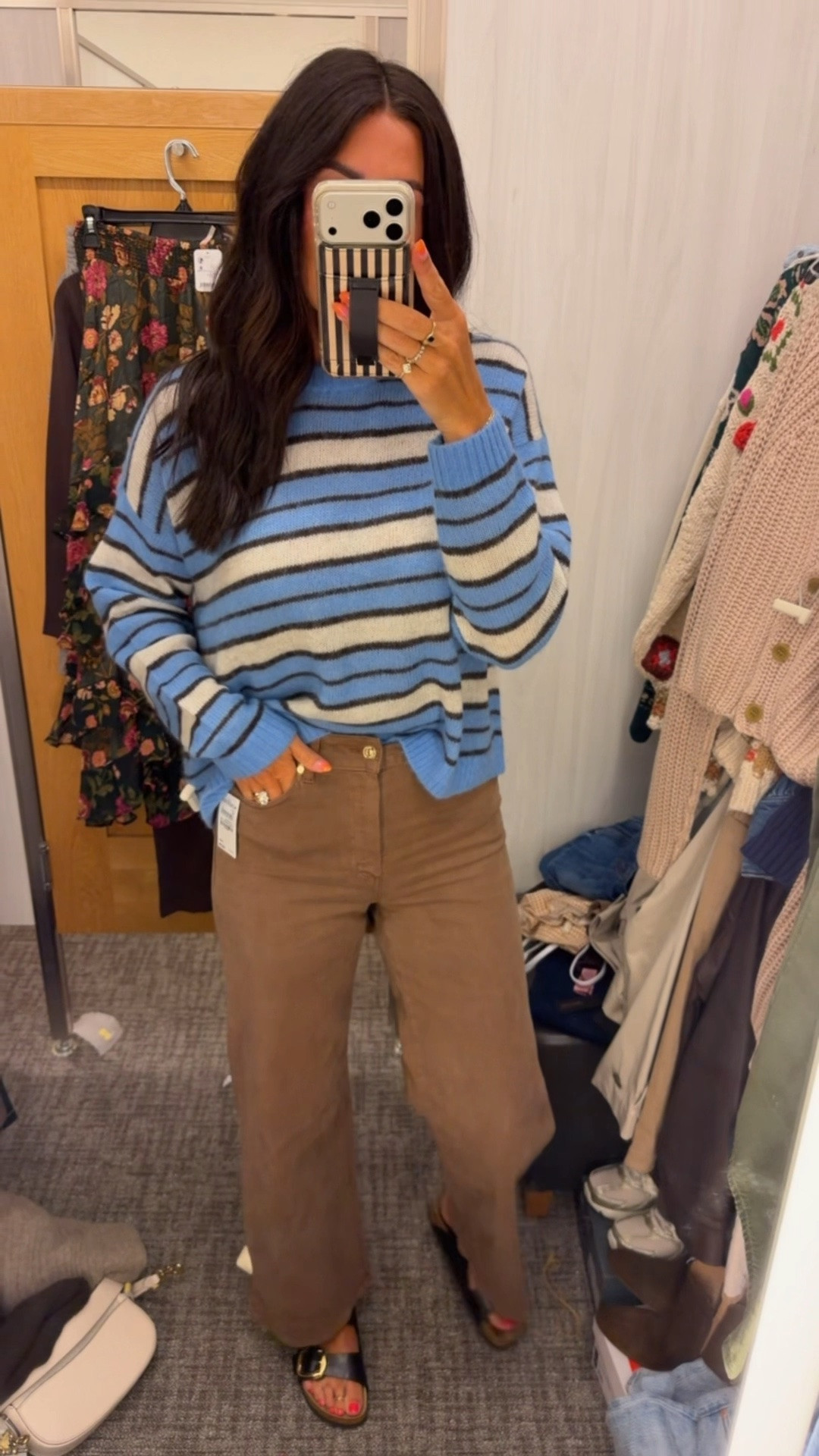 Medium sweater 
Pants true to size 

Nsale

#LTKootd #LTKmomlife