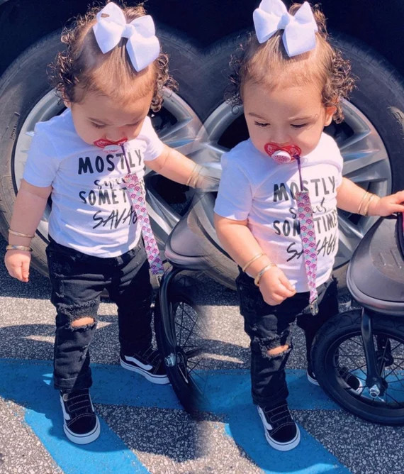 Kids Black Distressed Jeans // Toddler Jeans // Kids Jeans // Fashion // Unisex | Etsy (US)