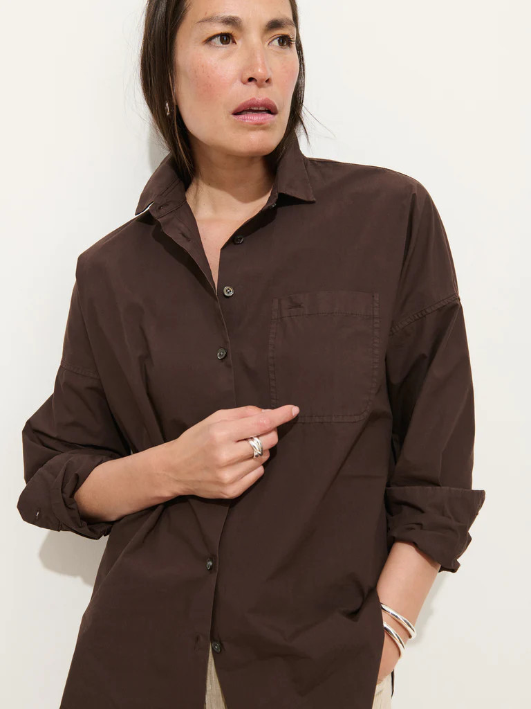 Jo Shirt In Cotton Poplin | Alex Mill