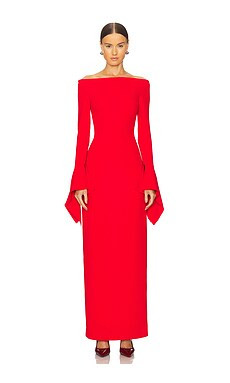 SOLACE London Amalie Maxi Dress in Red from Revolve.com | Revolve Clothing (Global)