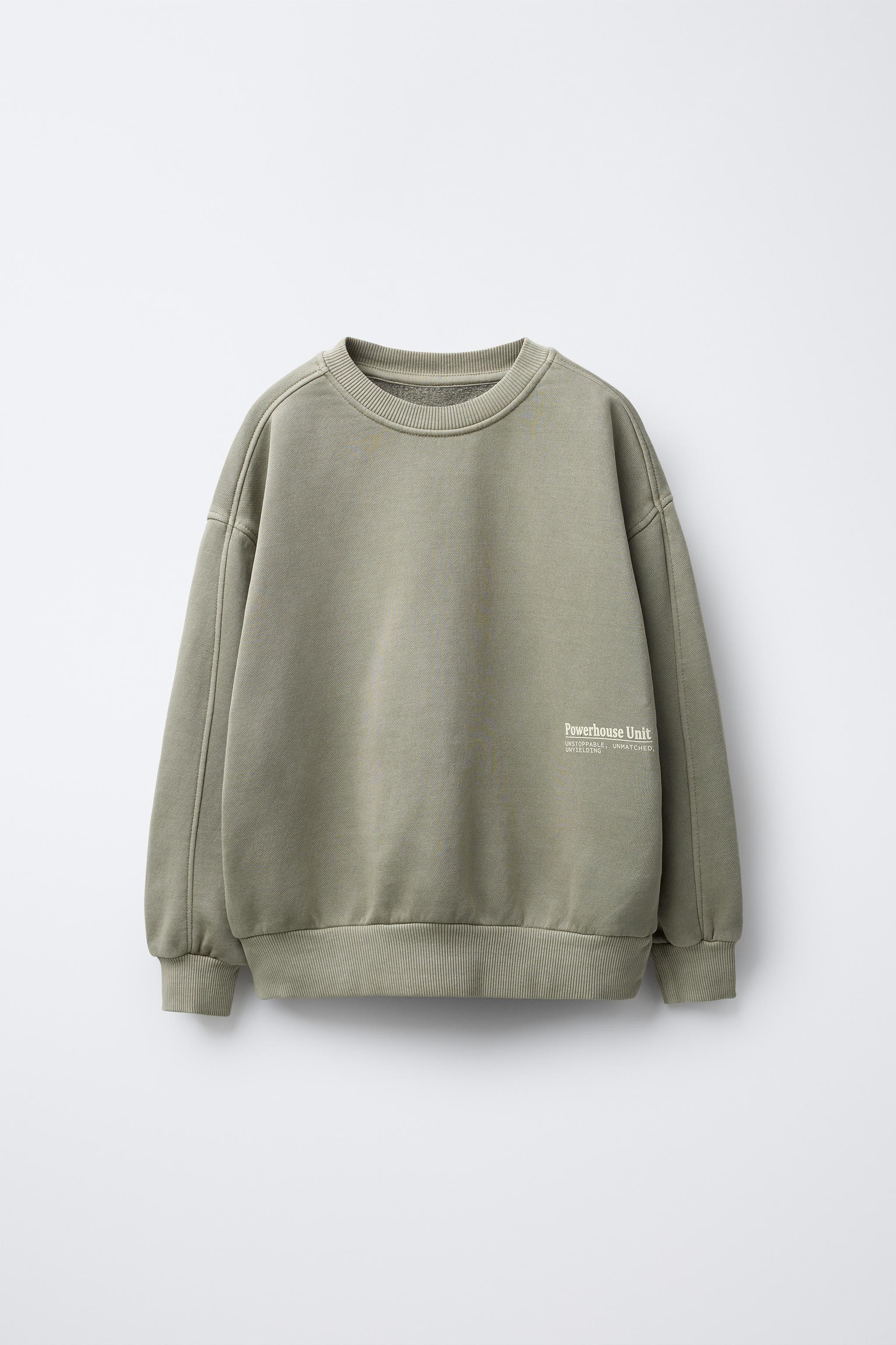 GARMENT DYE SWEATSHIRT AND JOGGER PANTS SET | Zara US