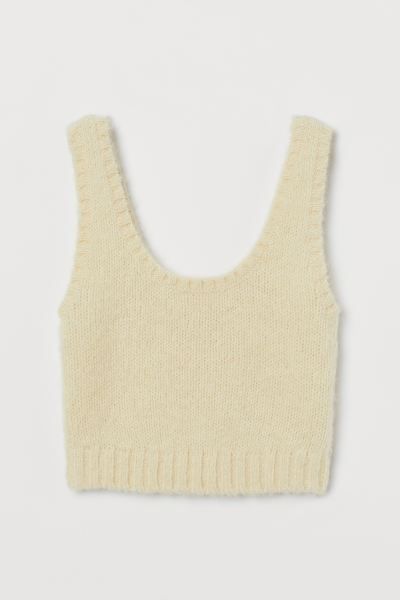 Cropped wool top | H&M (UK, MY, IN, SG, PH, TW, HK)