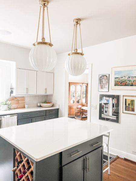 These pendant lights brought our whole kitchen together ✨ they are beautiful and can be used outdoors too! 

Home decor, modern style, traditional style, lighting, lighting inspiration, kitchen lighting, outdoor lighting, indoor lighting, pendant lighting, budget friendly lighting

#LTKunder100 #LTKstyletip #LTKhome