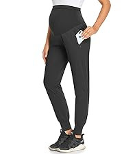AMPOSH Women's Maternity Pants Stretchy Lounge Workout Pants Casual Loose Comfy Pregnancy Joggers... | Amazon (US)