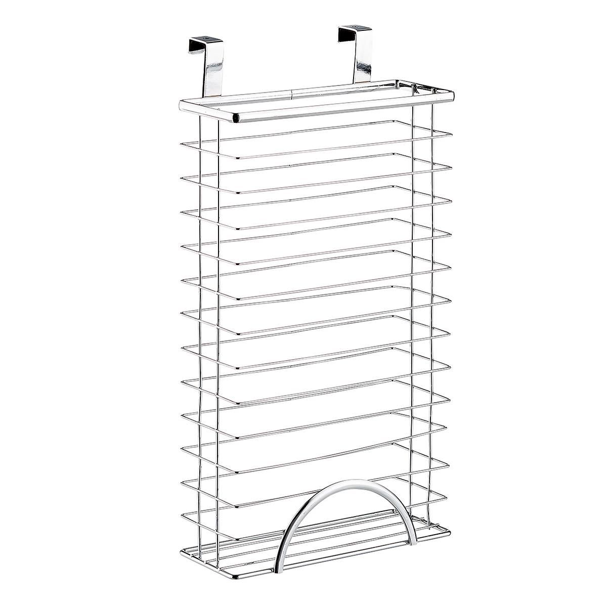 Chrome Over the Cabinet Grocery Bag Holder | The Container Store