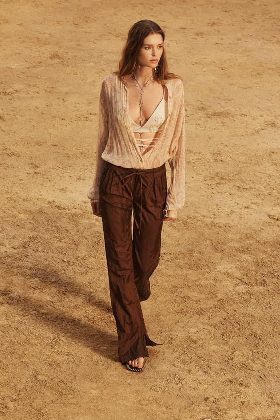 TEXTURED PANTS LIMITED EDITION | Zara US