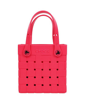 CrocsSmall Woven Style Crocssbody Tote with Top Handles and removeable Crocssbody strap | Macy's