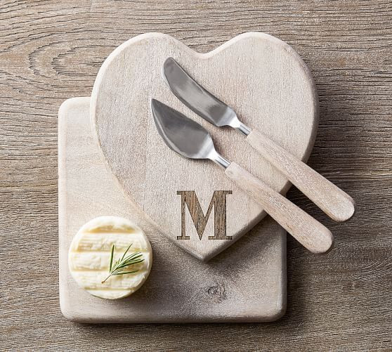 Handcrafted Wood Cheese & Charcuterie Board for 2 Gift Set, Social Distance Edition | Pottery Barn (US)