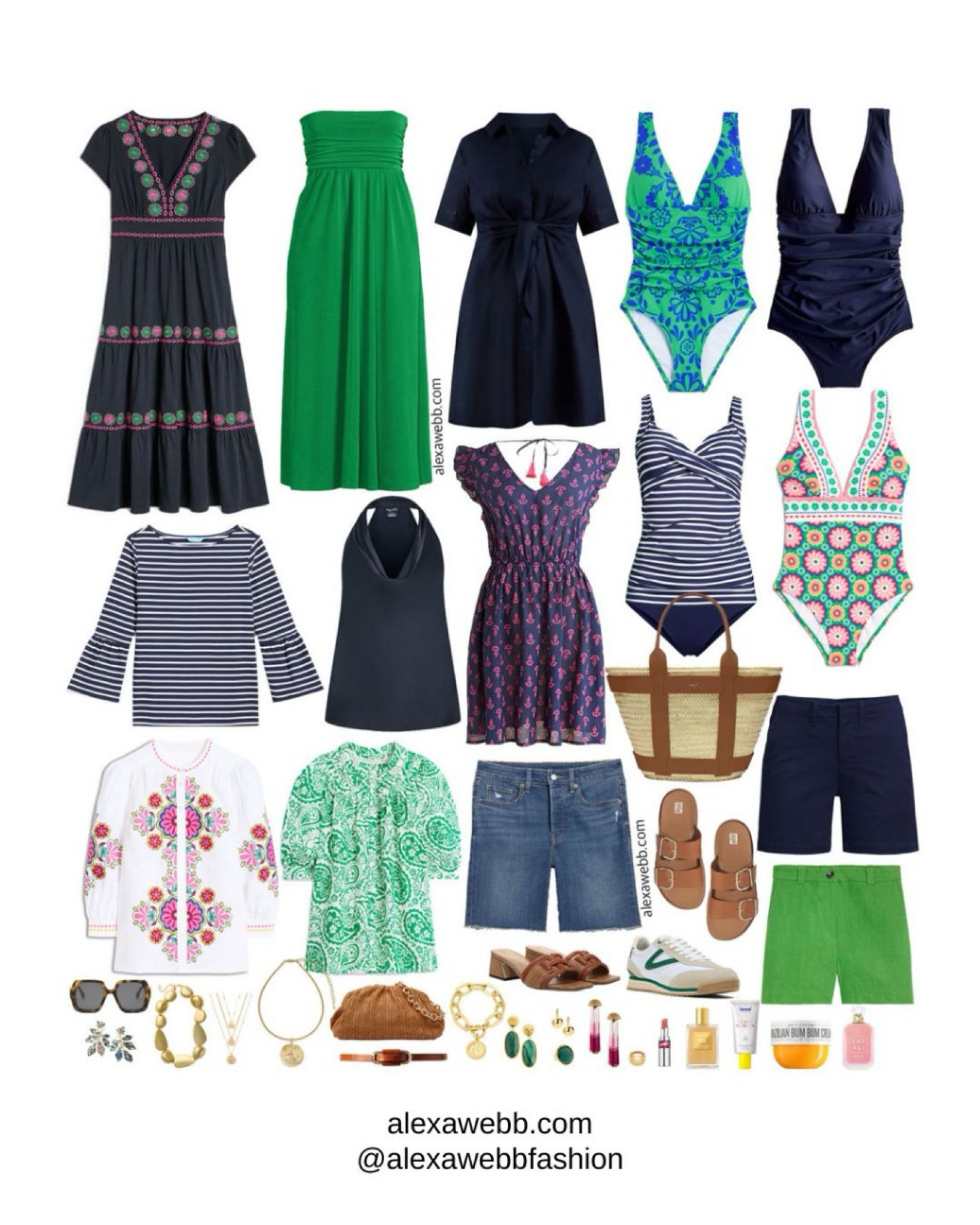 Plus Size Resort Capsule - Are you headed somewhere warm this winter? A resort vacation? Well, here is a plus size resort capsule wardrobe. An easy way to pack for your next trip! Alexa Webb #plussize

#LTKPlusSize #LTKSwim #LTKTravel