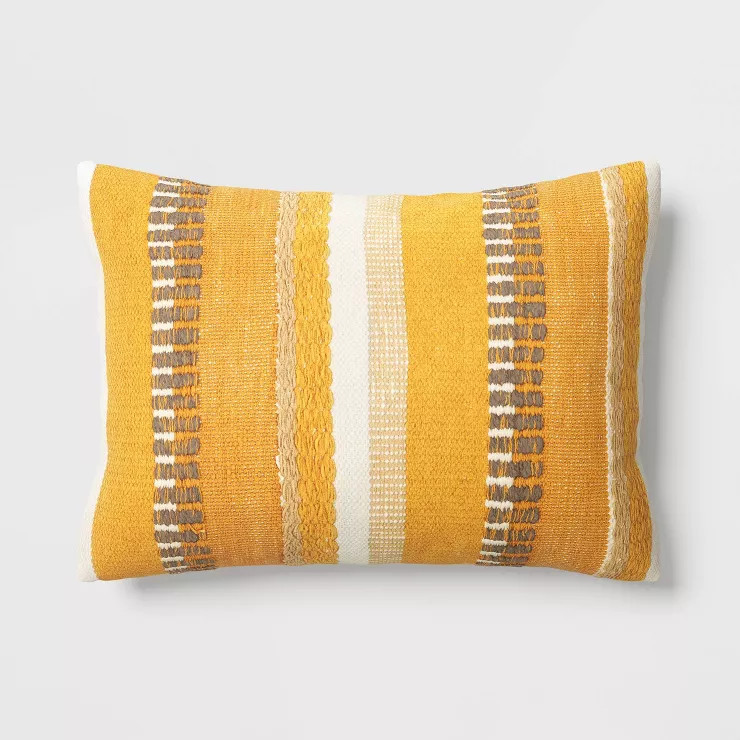 Ombre Striped Lumbar Throw Pillow - Threshold™ | Target