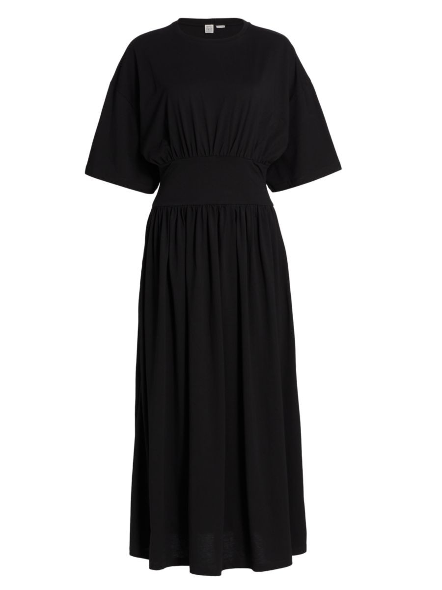 Cotton A-Line T-Shirt Midi-Dress | Saks Fifth Avenue
