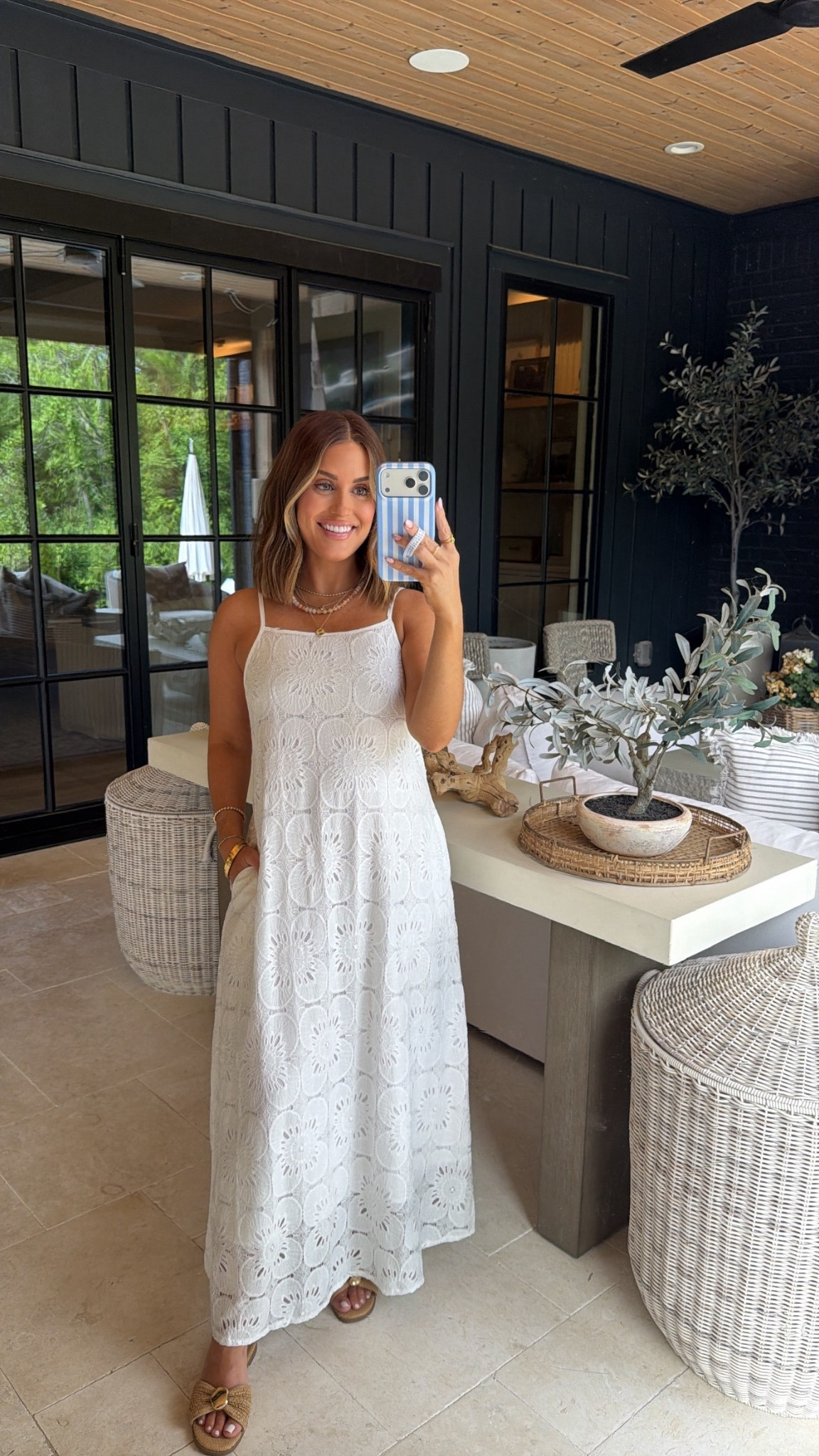 Love this dress, such a great Amazon find and looks way more expensive than it is! I’m wearing a size small— it’s the perfect maxi length & the lace detail is stunninggg. Another great option if you’re shopping for summer dresses, vacation dresses, etc! Features adjustable straps and pockets as well. I’m 18 weeks pregnant & it’s bump friendly  

#LTKBump #LTKSeasonal #LTKPetite