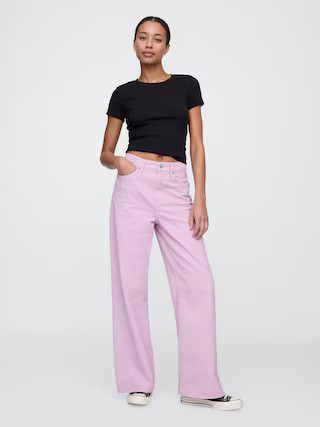 High Rise Wide-Leg Jeans | Gap Factory | Gap Factory