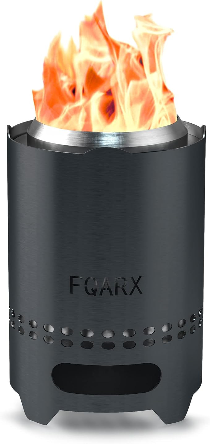 FQARX Tabletop Fire Pit, Low Smoke Mini Fire Pit, Indoor&Outdoor Mini Portable Personal Fireplace... | Amazon (US)
