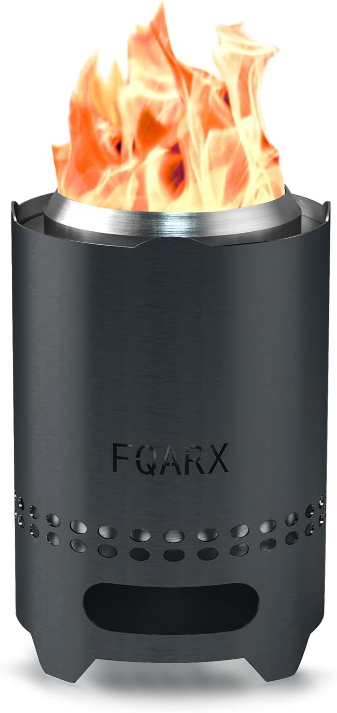 FQARX Tabletop Fire Pit, Low Smoke Mini Fire Pit, Indoor&Outdoor Mini Portable Personal Fireplace... | Amazon (US)