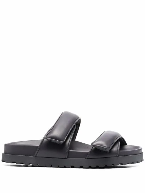 open-toe leather sandals | Farfetch Global