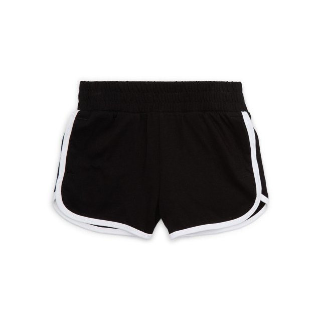 Wonder Nation Girls Knit Dolphin Shorts, Sizes 4-18 & Plus | Walmart (US)