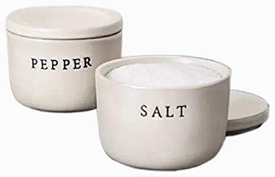 Hearth and Hand with Magnolia Salt & Pepper Stoneware Cellar 2020 New Version | Amazon (US)