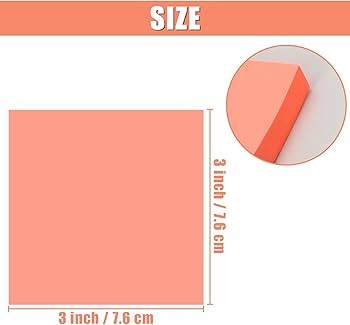 Navrex Sticky Notes 5 Pads 3x3 Self-Stick Notes, 5 Color, 100 Sheets/Pad, Super Sticky | Amazon (US)