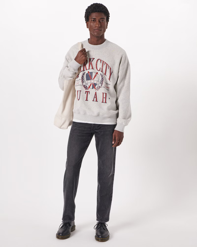 Gender Inclusive Ski Graphic Crew Sweatshirt | Gender Inclusive Gender Inclusive | Abercrombie.co... | Abercrombie & Fitch (US)