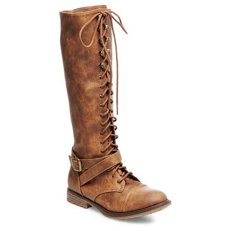 Women's Magda Lace Up with Full Zip Tall Boots - Mossimo Supply Co.™ | Target