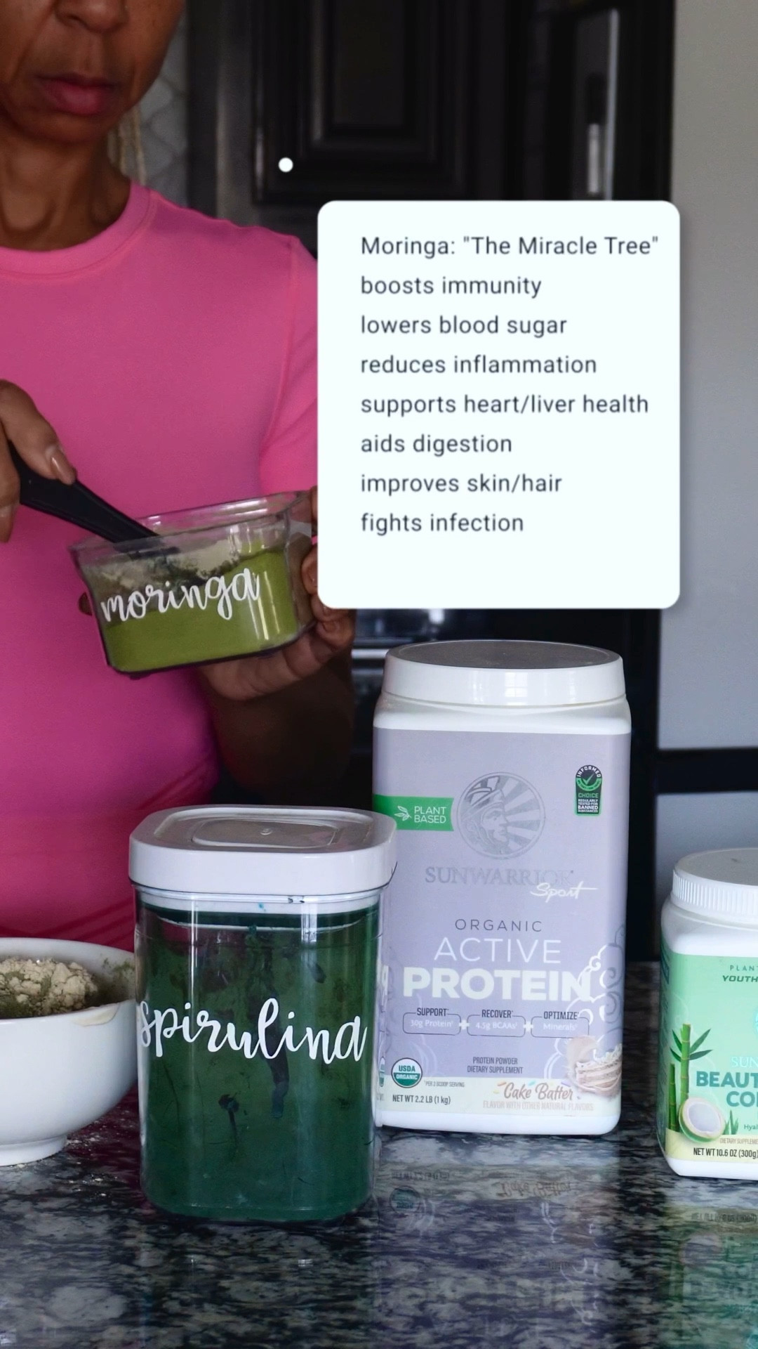 What you eat is much more important than you realize when trying to attain a lean, toned physique. 💪🏽 I break my fast with my post workout meal everyday. It is high in protein, fiber, vitamins, and antioxidants to support muscle growth, skin health, and digestion. @sunwarrior is  my go to for clean, vegan supplements. They offer a wide range of products for all your supplemental needs. The @sunwarrior Active Protein, Collagen Beauty Greens, and Active Energy are must haves in my healthy lifestyle. Check out @sunwarrior and kick start your 2026 wellness goals today! https://sunwarrior.com/pages/ambassador-storefront?lc_ambassador_id=Y3VzdG9tZXI6NDgxNTQ1NA


#LTKfitnessgoals #LTKActive #LTKOver40