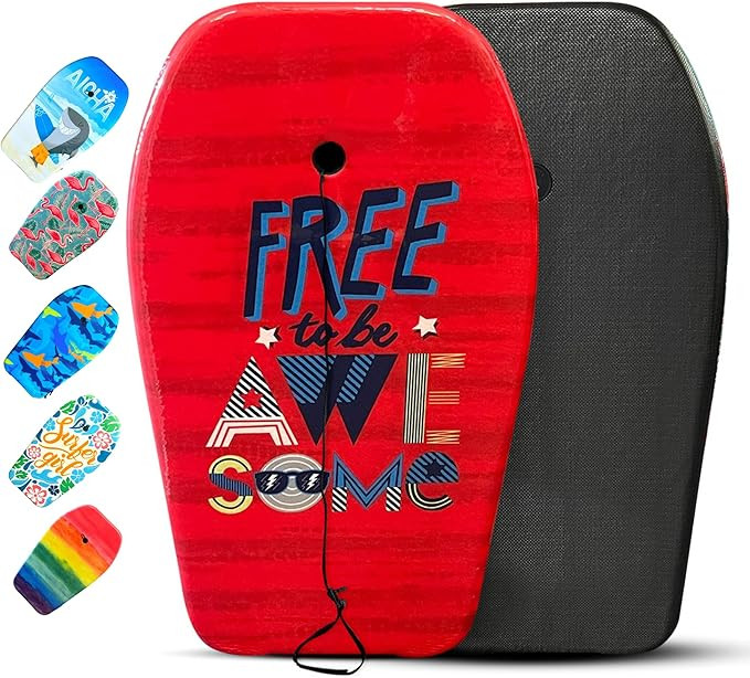 Back Bay Play 33"-41" Body Boards - Lightweight EPS Core Boogie Boards for Beach - Bodyboard, Boo... | Amazon (US)