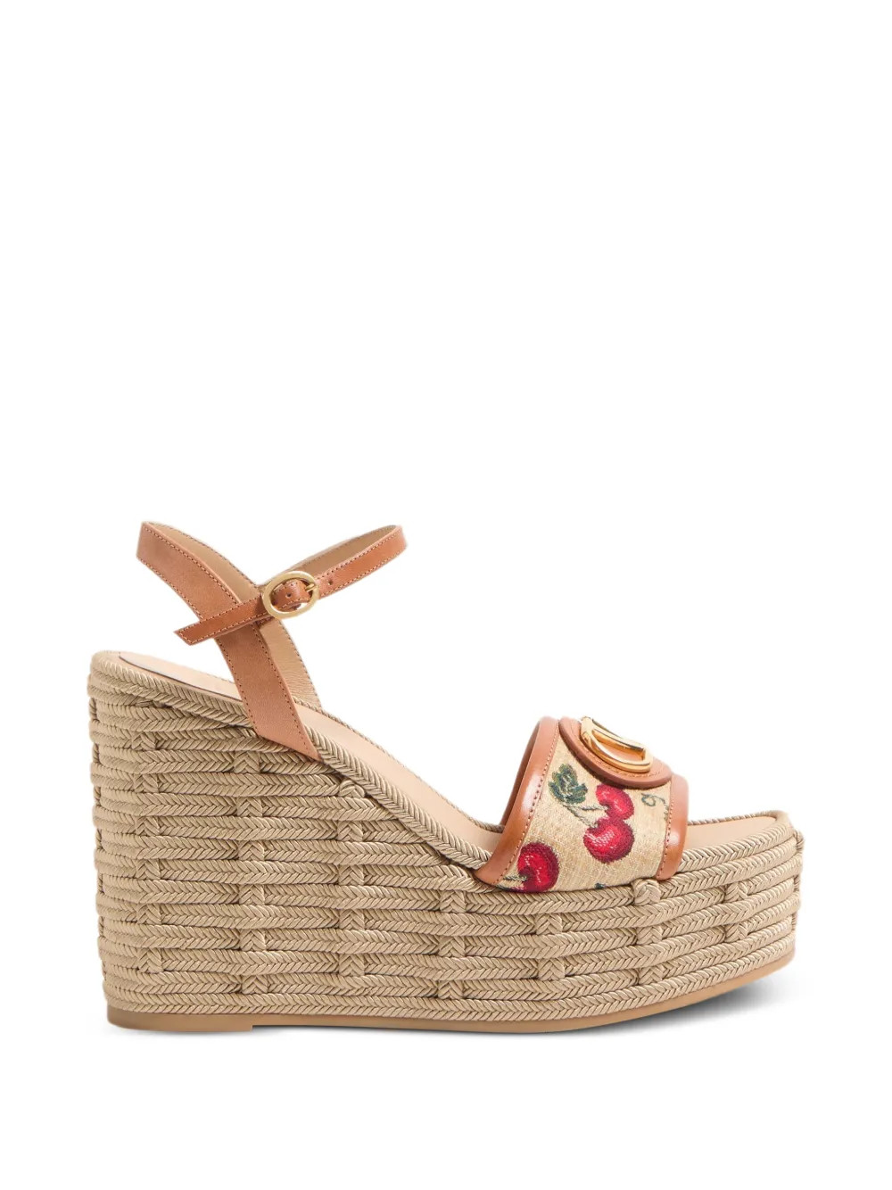 Valentino Garavani Sandali VLogo Signature Con Zeppa | Toni Neutri | FARFETCH IT | Farfetch Global