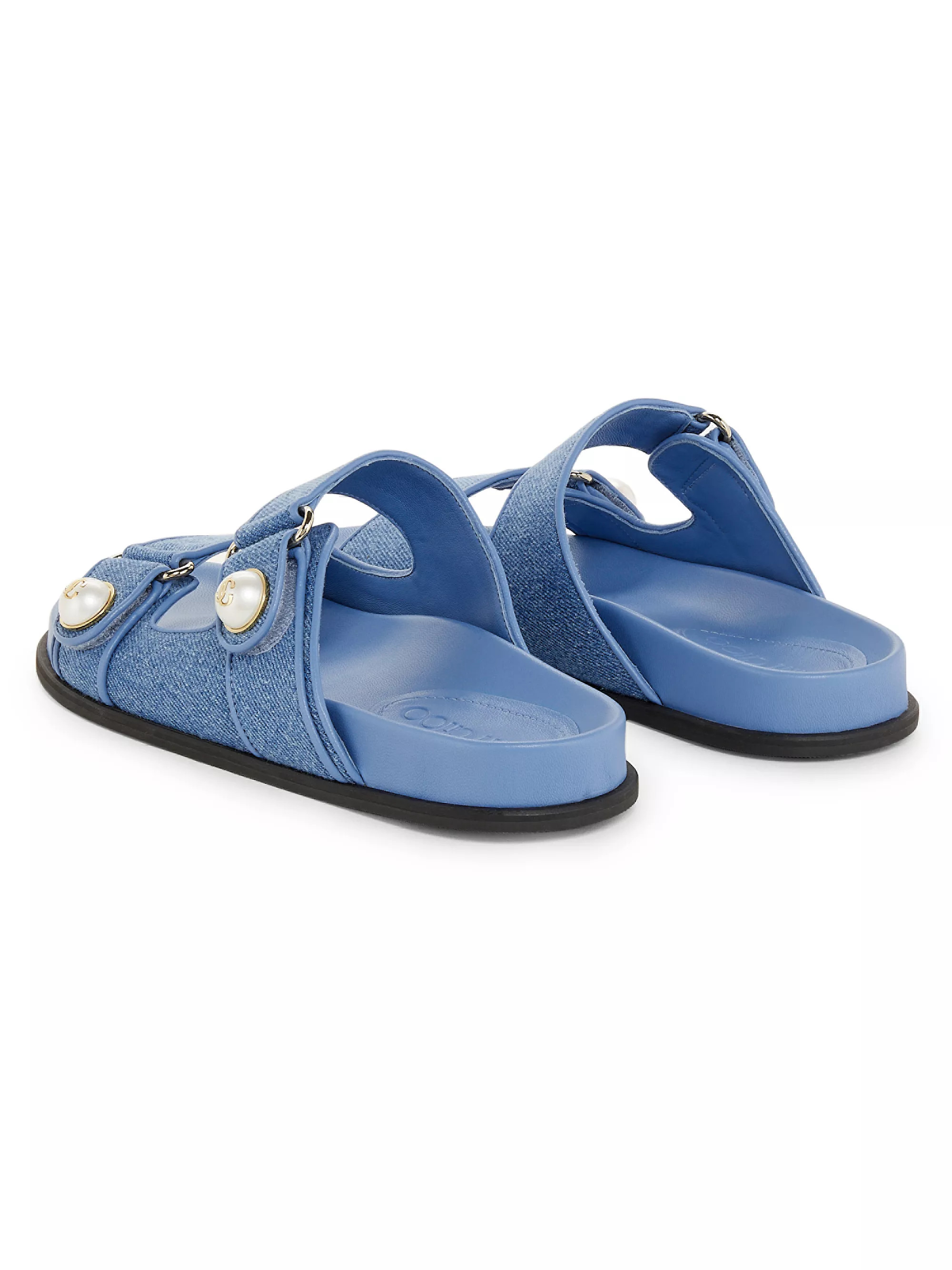 Fayence Denim Sandals | Saks Fifth Avenue