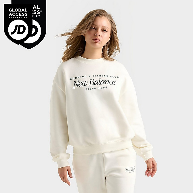 Women's New Balance Logo Crewneck Sweatshirt | JD Sports (US)