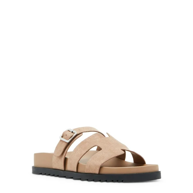 Madden Girl Women's Darlaa Footbed Flat Slide Sandal | Walmart (US)