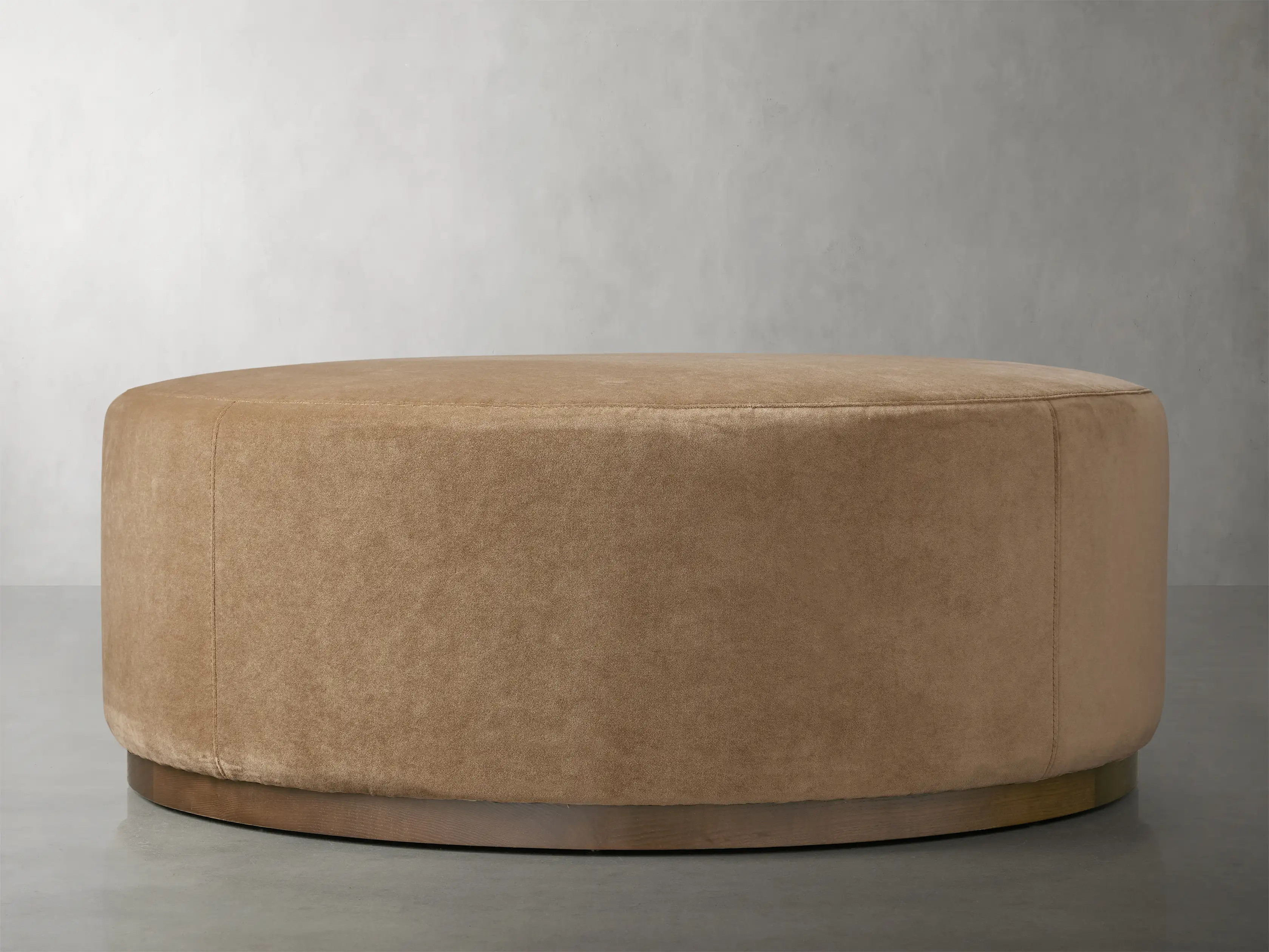 Ryles Plinth Ottoman | Arhaus