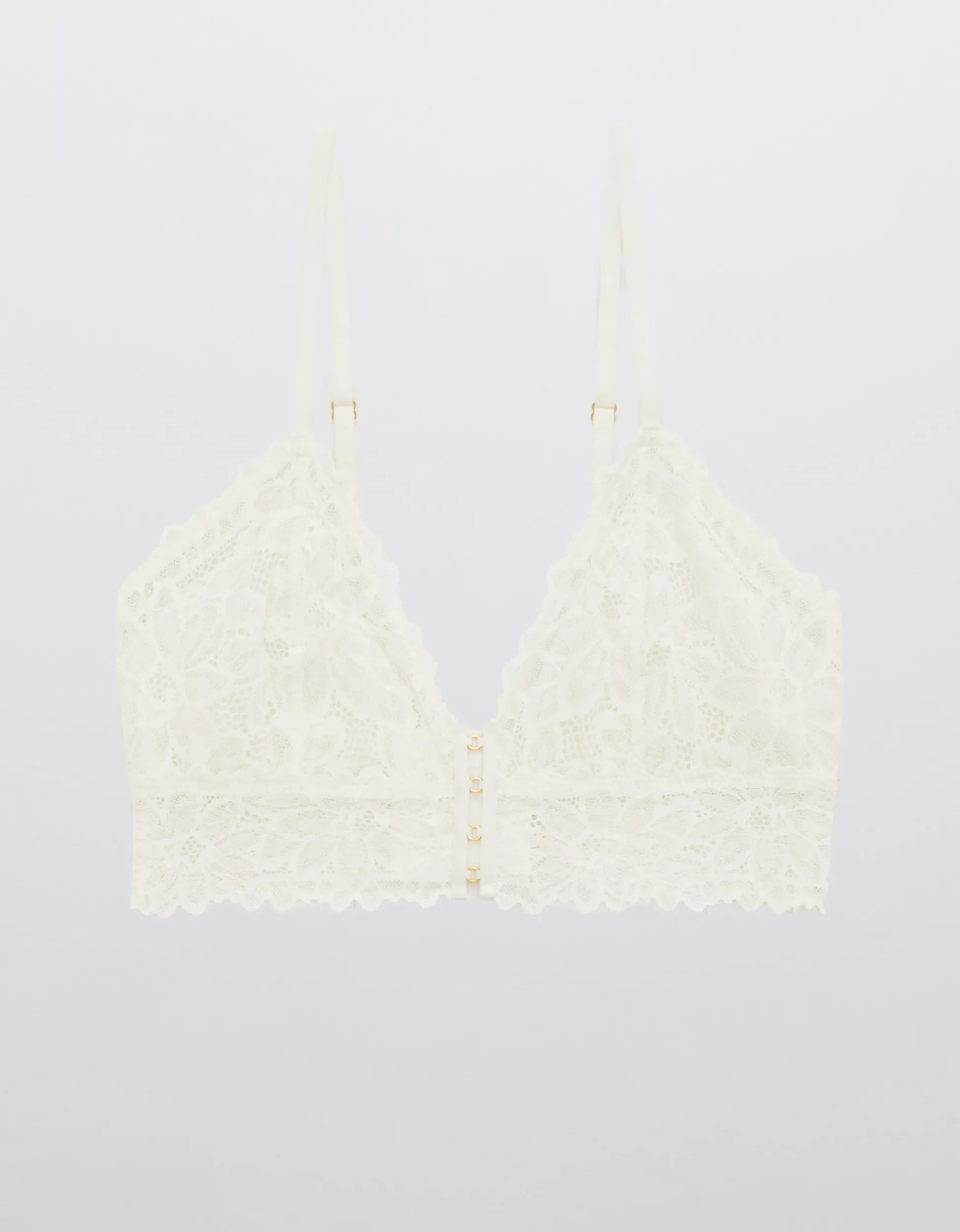 Aerie Sunkissed Lace Triangle Bralette | American Eagle Outfitters (US & CA)