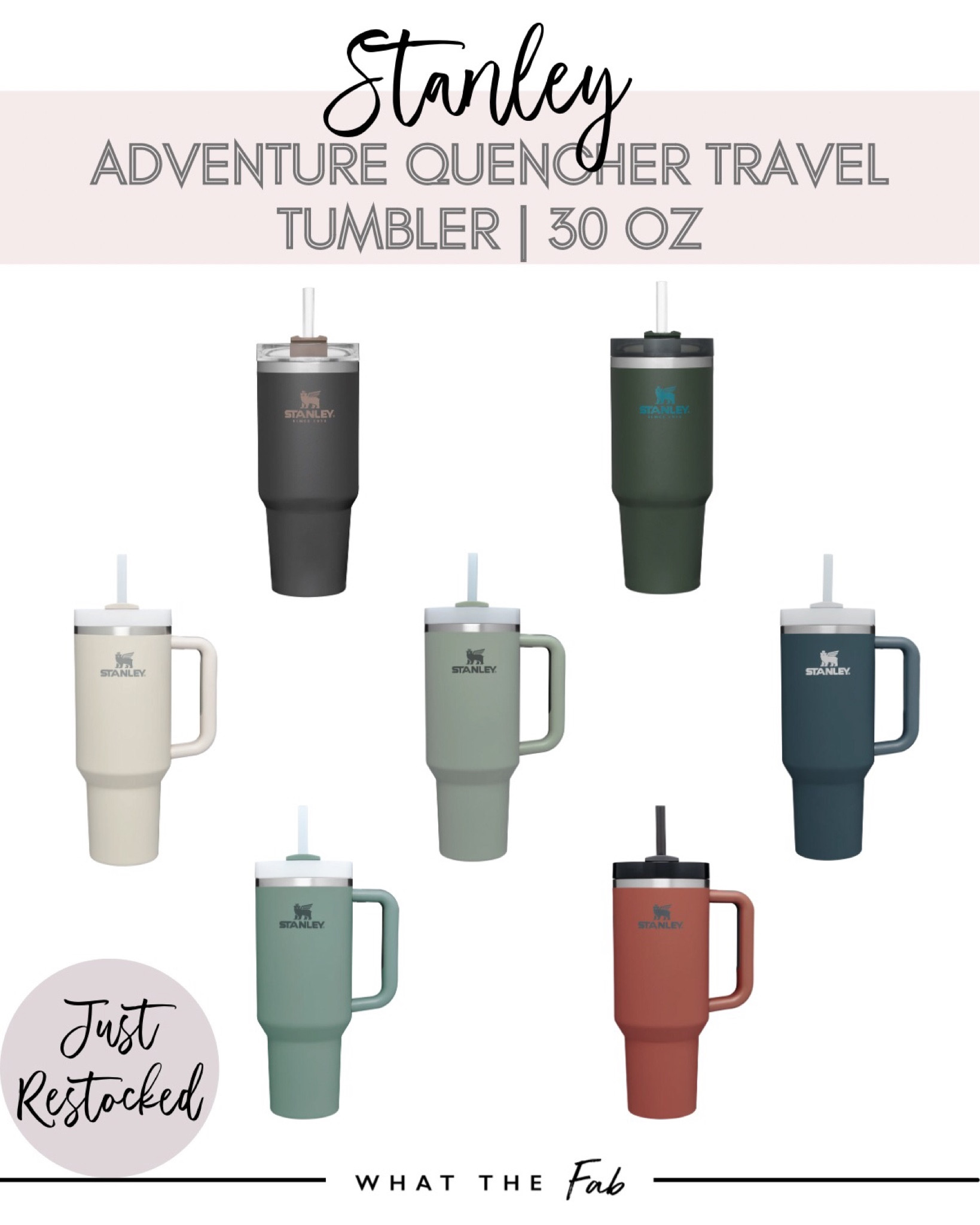 Just restocked! Stanley On Sale, flowstate tumbler, flipstraw tumbler, travel tumbler, transit bottle, travel, tumblers

#LTKSale #LTKtravel #LTKsalealert