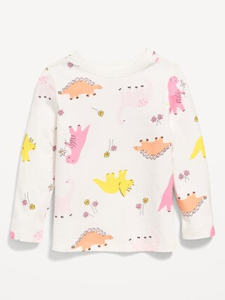 Printed Long-Sleeve T-Shirt for Toddler Girls | Old Navy (US)