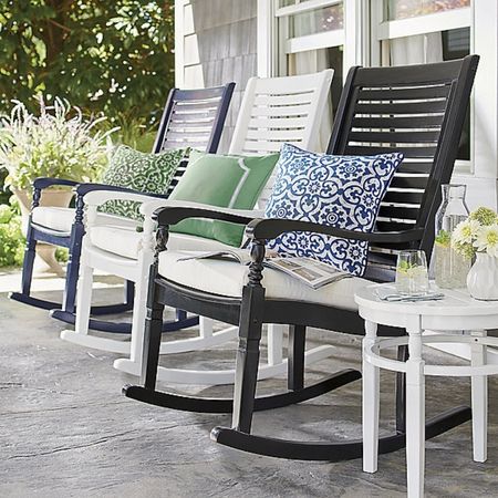 LINK IN BIO Nantucket Rocking Chair - ON SALE NOW! Settle into the generous proportions and comfortable contours of our Nantucket Rocking Chair. Seat and seat back are crafted feature slatted detailing and gentle curves made to support you in all the right places. Solid eucalyptus construction is built to last, hand-finished with weather-ready polyurethane for outdoor living. - 5 COLORS Grab Yours Here: https://bit.ly/3UObw4O  #outdoorlife  #outdoorfurniture  #rockingchair  #outdoorliving  #frontporch  #farmhousestyle  #cottagestyle  #beachhouse  

#LTKSeasonal #LTKhome #LTKSpringSale