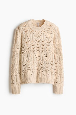 Pointelle-Knit Sweater | H&M (US + CA)