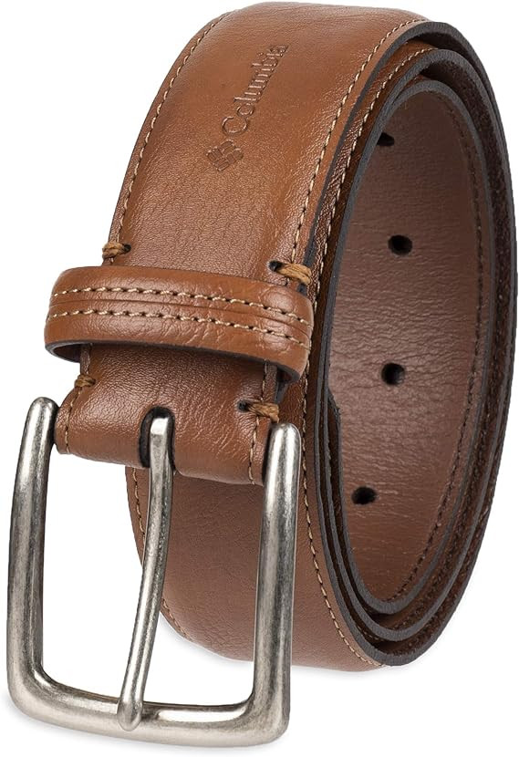 Columbia Men’s Trinity Logo Everyday Casual Dress Belt, Regular and Big and Tall Sizing | Amazon (US)