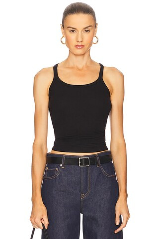 GRLFRND Slim Racer Tank in Black from Revolve.com | Revolve Clothing (Global)