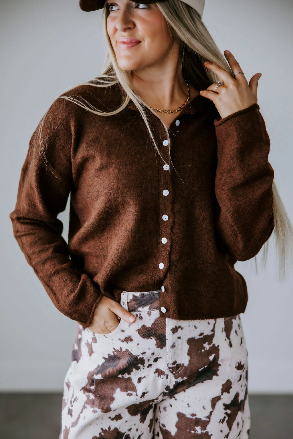 Soft Start Button Down Cardigan | Lauriebelles