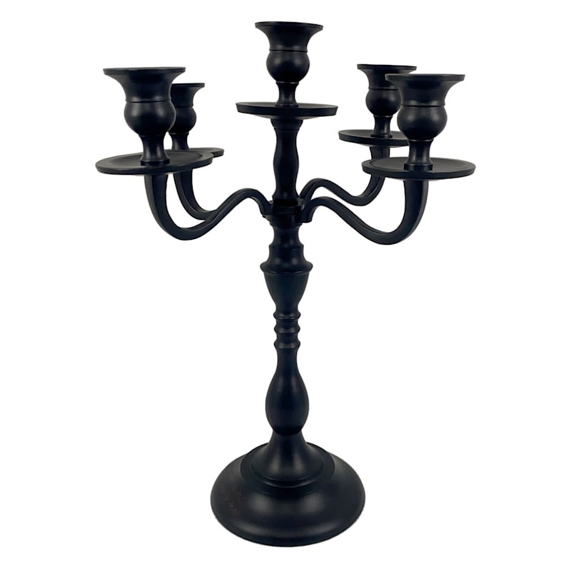 Black Candleabra, 14" | At Home